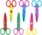 6 PCS Craft Kids Scissors, Decorative Paper Edge Scissors Set, Safety Zig Zag Scissors Perfect for Toddler, Teachers, Art Craft Supplies, Scrapbooking